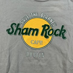 Sham Rock Cafe Dublin Ireland Save The Blarney Shirt – Sz M – See Pics
