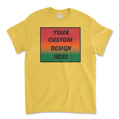 Personalized Custom T-Shirt Customized w/Photo, Text, Logo DTF on Gildan shirt