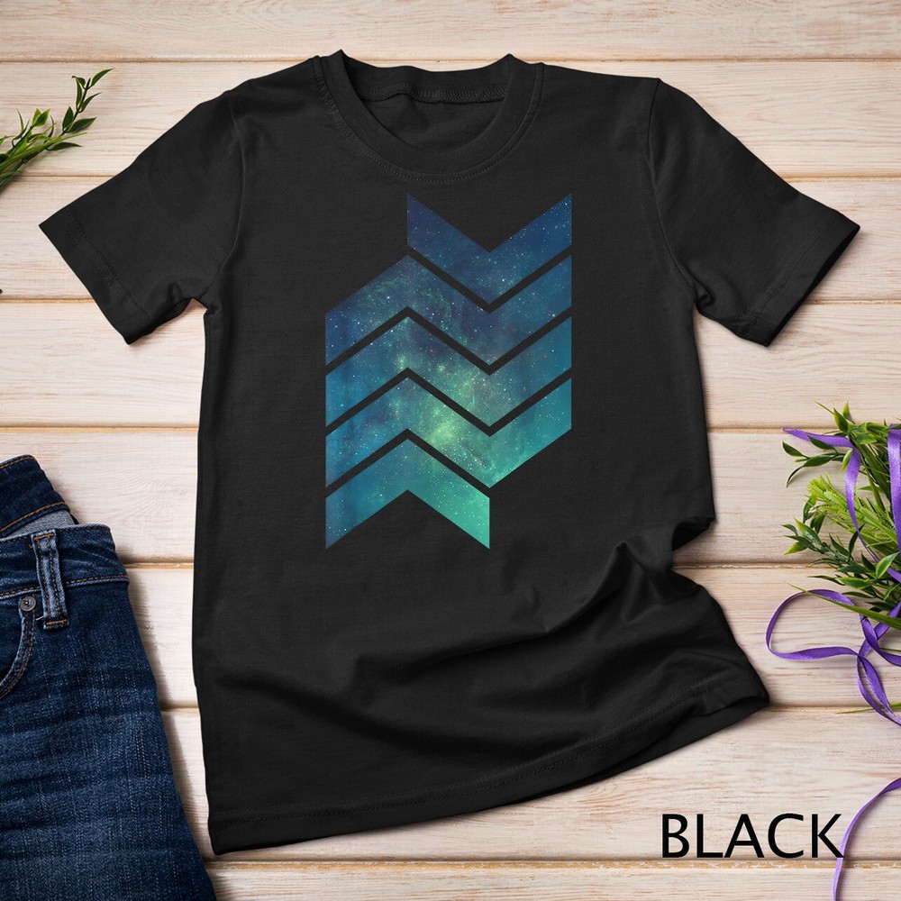 Geometric Design Galaxy Universe Minimalist Abstract Art T-Shirt Unisex T-shirt