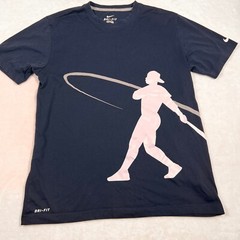 Nike Dri-FIT Graphic T-Shirt Baseball Player Activewear Tee Large