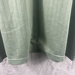 Pierre Cardin Men’s Green Short Sleeve V-Neck Casual Comfort Shirt Size Large
