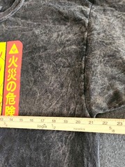 Official RWBY Yang Xiao Long Fire Hazard Graphic Tee Anime Mens Sze XL Acid Wash