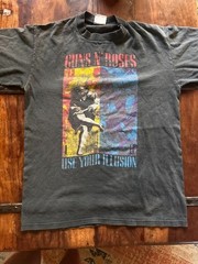 Vintage 1991 Guns N’ Roses Use Your Illusion Tour Brockum T Shirt Large