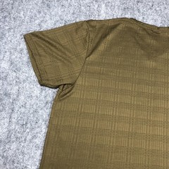 Stacy Adams Shirt Mens 3XLT Green Textured V Neck Short Sleeve Big Tall Knit