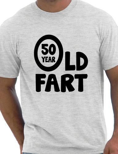 50th Birthday 50 Year Old Fart Funny Adult Mens Birthday Gift T-Shirt S-XXL