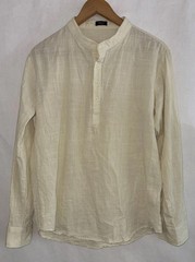 COOFANDY Men’s Cotton Hemp Henley Long Sleeve Casual Beach