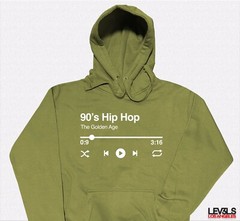 90’S HIP HOP THE GOLDEN AGE HOODIE BOOM BAP TURNTABLE DJ RECORDS AND BEATS