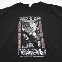 Knocked Loose Upon Loss T Shirt Mens 2XL Black Metalcore A King To None Band Tee