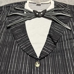 Nightmare Before Christmas Jack Skellington Costume T-Shirt Large Tuxedo 3D