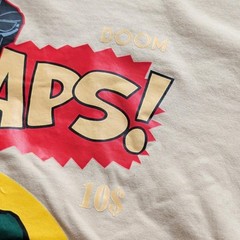 MF DOOM All Caps Shirt Mens XL Beige Madlib Comic Graphic Hip Hop Tee Rap