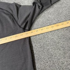 Peter Millar Aurora Shirt Mens Small Grey Performance Long Sleeve Golf UPF 50