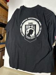 Vintage Pow Mia Cripple Creek T Shirt Motorcycle Long Sleeve Military Size L