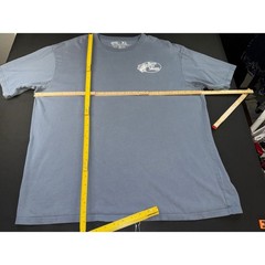 Bass Pro Shops Mens XL Blue Probasstination Fishing Graphic T-Shirt Cotton Tee