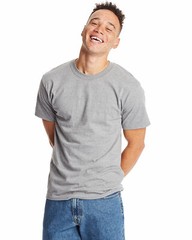 Hanes Men’s Unisex Beefy Tee 5180 (4XL)