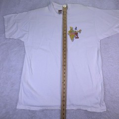 Vintage Hanes Heavyweight T-Shirt Men’s XL White – “I Love My India” 100% Cotton
