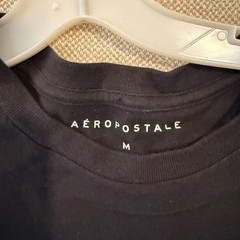 Aeropostale Black Tee with Colorful Graphic