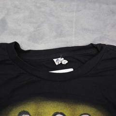Alstyle Apparel Activewear Shirt Mens M Black Crew Neck Short Sleeve Graphic Tee