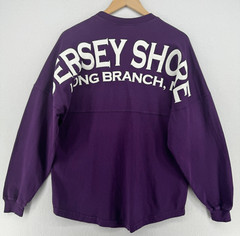 JERSEY SHORE Shirt Mens S LONG BRANCH NEW JERSEY NJ Summer Beach Cotton Purple