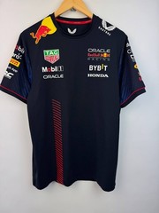 Castore Oracle Red Bull Racing F1 Mens 2023 Team Tshirt Navy Blue Size M