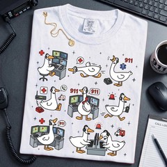 Silly Goose 911 Dispatcher Shirt Funny Emergency Call Operator Gift