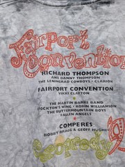 Fairport Convention Cropredy 1993 90s Tie Dye Long Sleeve T-Shirt Vintage XL