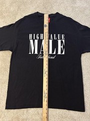 Full Send Shirt Mens Large Black High Value Male Graphic Tee T-Shirt Honduras