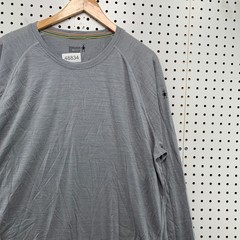 Smartwool T Shirt Mens XXL Grey Long Sleeve Base Layer Raglan Performance Top