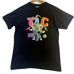 Cross Colours TLC 1992 Graphic T Shirt Men’s M Black Hip Hop 90s Hip Hop Street