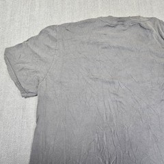 Anvil Lightweight Mens T-shirt Gray Bus Design Size Medium