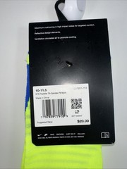 NWT Nike SPARK Cushion No Show Volt Large Men’s 10-11.5 Running Socks $20