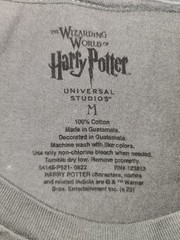 Universal Studios Men’s Harry Potter Graphic T-Shirt Gray Cotton Crew Neck M