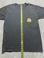 Mens LG Active T Shirt w/ front pocket & floral print on the pocket