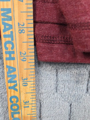 NWT Cremieux Raglan Shirt M Men’s Gray/Red Long Sleeve Baseball Tee