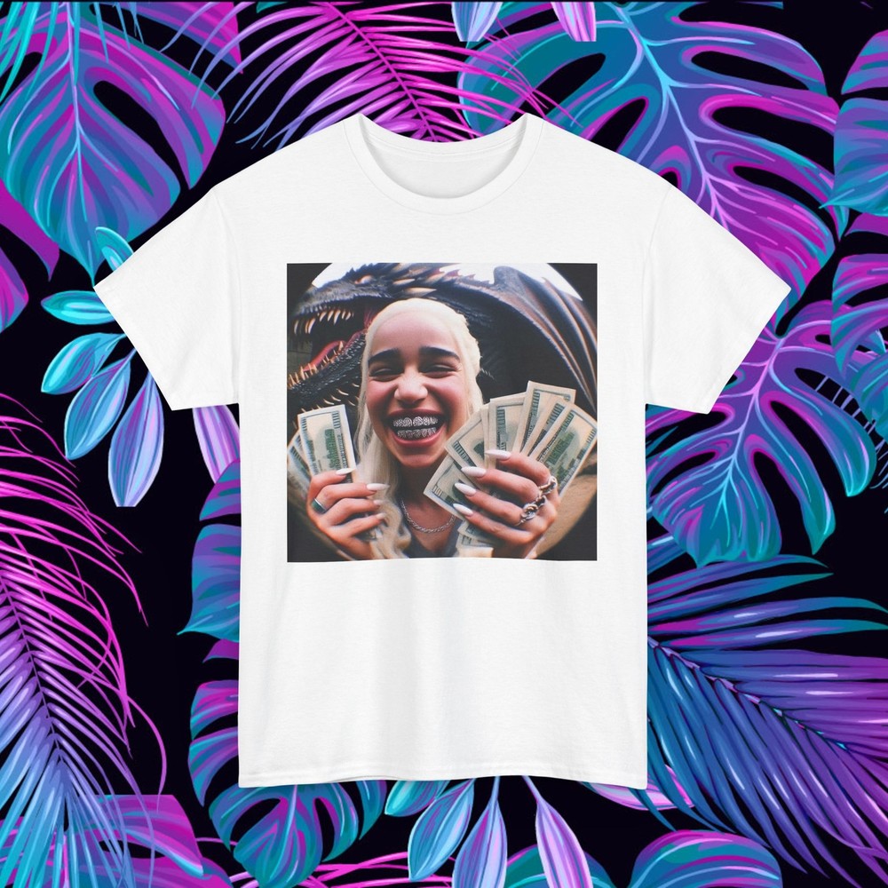 Daenerys Targaryen Game of Thrones Cash Money Tee, Unisex T-Shirt Stark