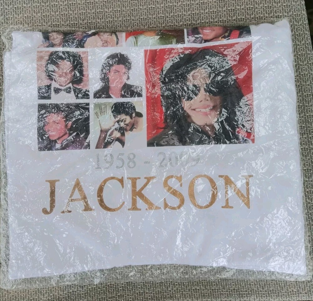 Very Rare Michael Jackson Tribute Hand Designed Tee Shirt XXXL 3XL Sealed 2009