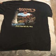 Harley Davidson Motorcycles T Shirt Men’s 2XL Pinup Girl Short Sleeve Distessed