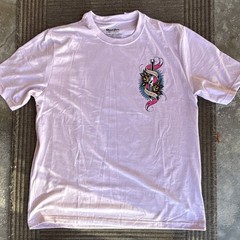 Bioworld Ghost Face Scream Pink Graphic Print Crew Neck T-Shirt Men’s XL