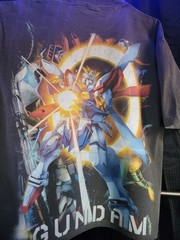 GUNDAM ON A SHAKA HEAVYWEIGHT GARMET DYED T SHIRT “MODERN”