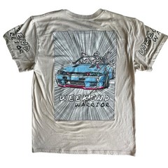 Fresh Laundry Weekend Warrior T-shirt Men’s Size Large Skeletons Streetwear