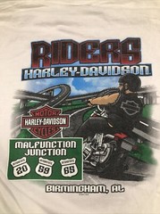 Harley Davidson Riders Double Sided Long Sleeve Shirt Birmingham, AL Large 2018
