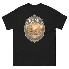 Rome Italy Colosseum Graphic T-Shirt Unisex Travel Tee