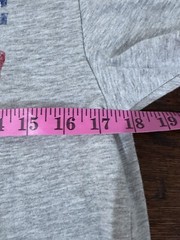True To Red White Blue Patriotic Mens Medium 38/40 T-shirt Gray