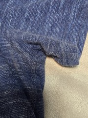 Hollister V-Neck Tee Must-Have Collection Feathered Blue Mens Sz L