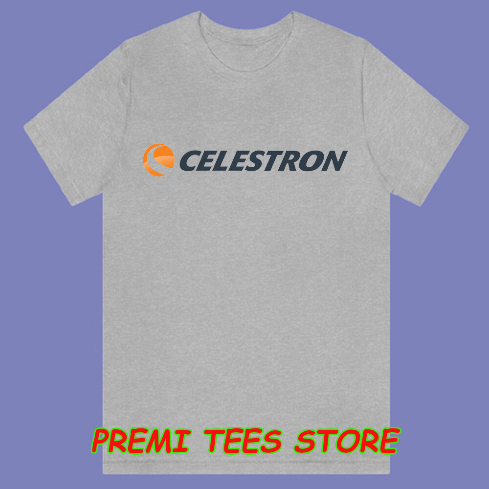 Celestron Telescope Men’s Gray T-shirt Size S-3XL