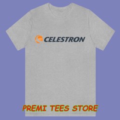 Celestron Telescope Men’s Gray T-shirt Size S-3XL