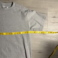 Vintage Style Shaka Wear Super Max Heavy Blank Tee Medium Gray