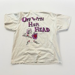 Andazia Vintage Alice In Wonderland Single Stitch Off With Her Head Tee Shirt XL