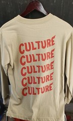 MIGOS CULTURE TAN LONG SLEEVE SHIRT