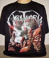Obituary Back From The Dead Black T-Shirt Size S M L XL 2XL 3XL Death Metal Band