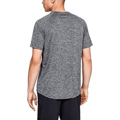 UNDER ARMOUR MEN’S BIG LOGO SHORT SLEEVE T-SHIRT MEN L GRAY/BLACK